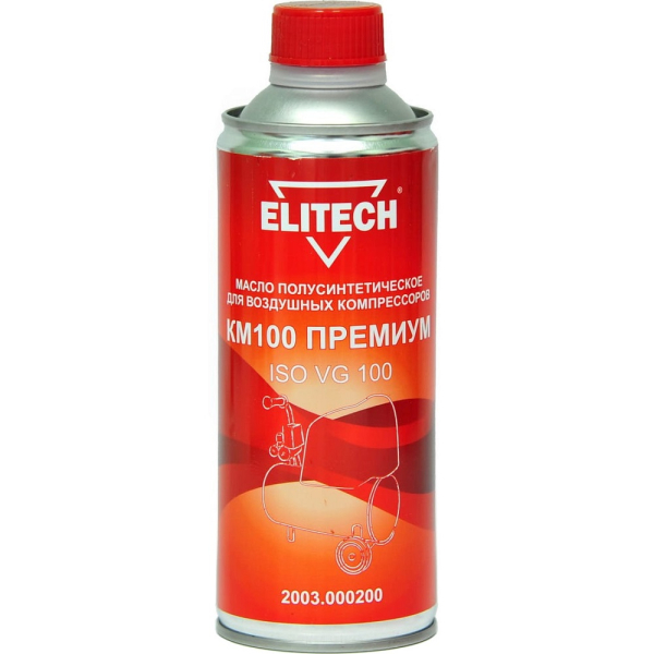 Масло ELITECH компрессорное полусинтетика 0,45 л