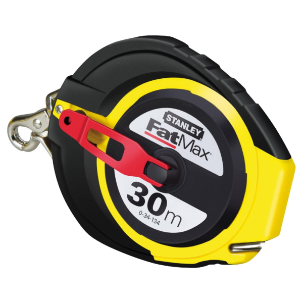 Рулетка STANLEY измерительная со стальной лентой 30м*10мм     0-34-134
