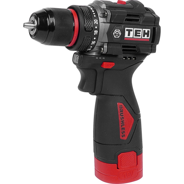 Дрель аккумуляторная 16,8V TEH TDBL316