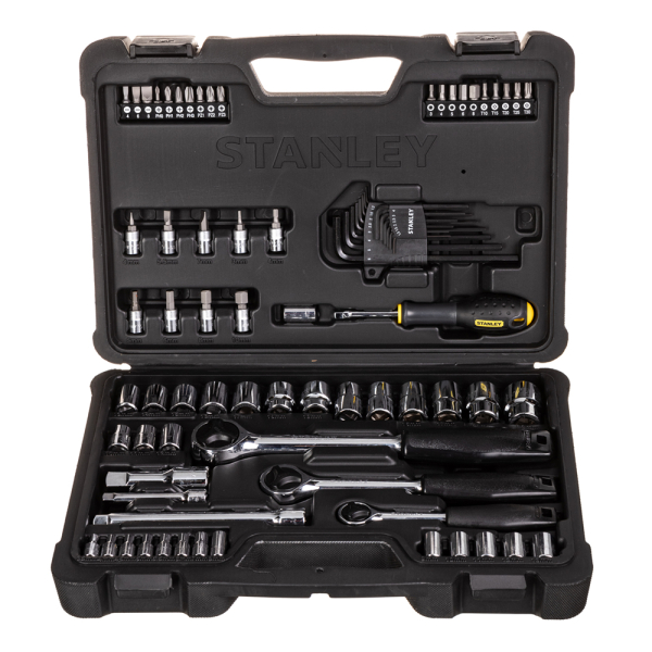 Набор торцевых головок 1/4"  3/8"  1/2" STANLEY 80 шт     STHT0-73930
