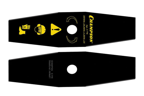 Нож CHAMPION для триммера 2-х зубчатый d=255*25.4mm   C5116