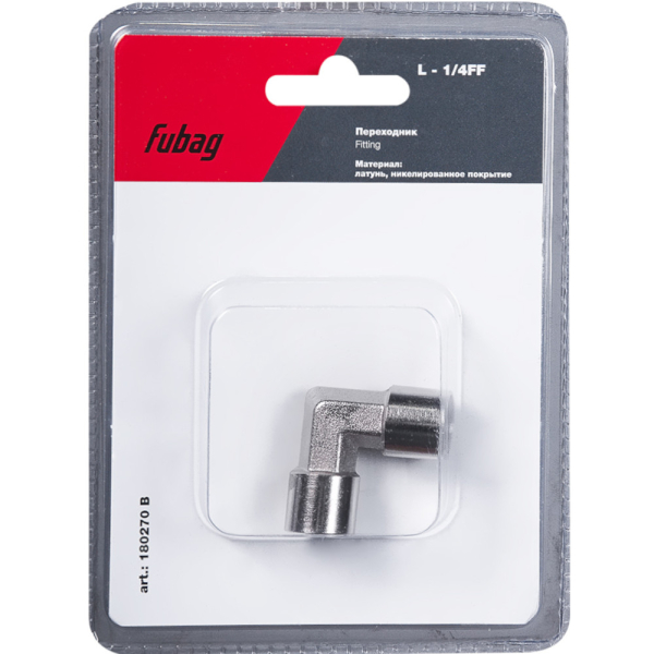 Разъемное соединение Fubag переходник L - 1/4"FF   (180270 B)
