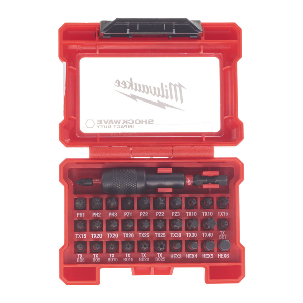 Набор бит Milwaukee SHOCKWAVE 32шт