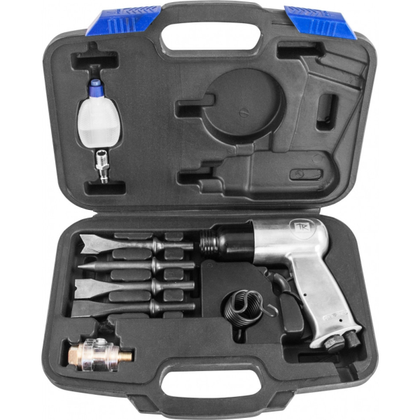 Пневматический молоток THORVIK 150 мм с насадками, 9 предметов   AHK9150