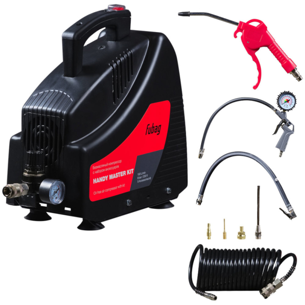 Компрессор Fubag HANDY MASTER KIT + 5 (OL195 + 5 предметов)   646028
