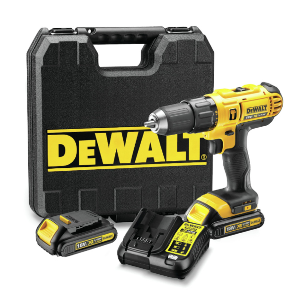 Дрель аккумуляторная DEWALT  DCD 776 C2  18v 1.3Ah Li-Ion