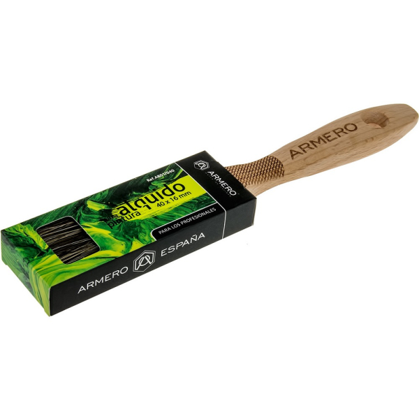 Кисть малярная ARMERO 40*16мм для лаков и красок на основе растворителя   A801/040