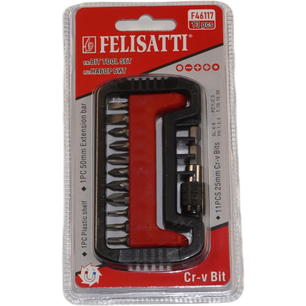 Набор бит FELISATTI 13 пр.   0617.5.0.00