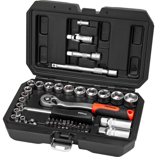 Набор инструмента AV Steel 50 предметов 3/8"  AV-011050
