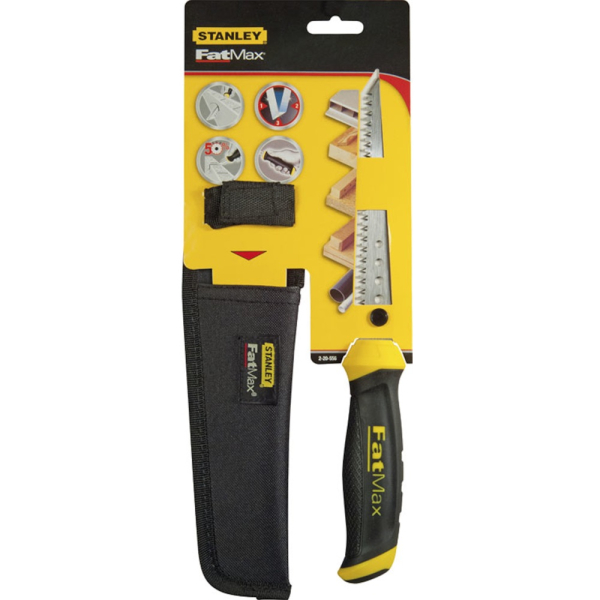 Ножовка STANLEY FATMAX по гипсокартону узкая 302мм с защитным чехлом     2-20-556