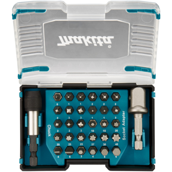 Набор насадок+адаптер и держатель Makita C-form 32 шт   D-65084