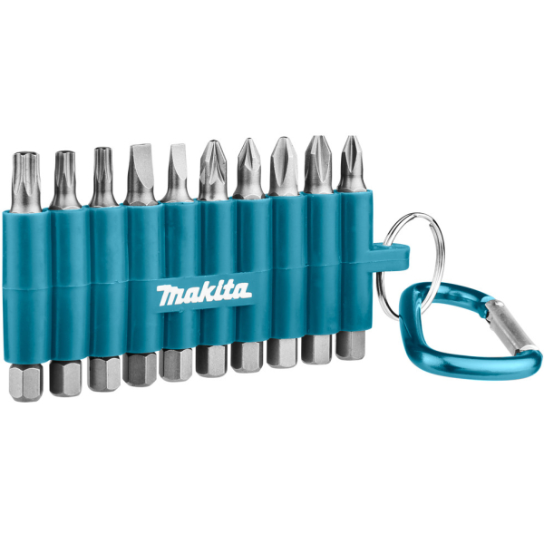 Набор насадок Makita 10 шт. подвесной в резиновом холдере с карабином