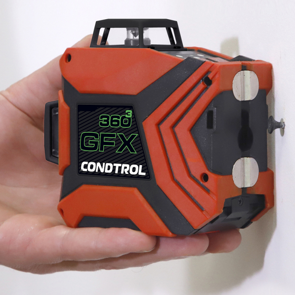 Лазерный уровень CONDTROL GFX 360-3 + дальномер Sputnik 30  1-2-222А