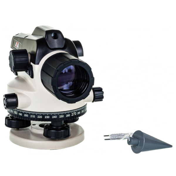 Оптический нивелир ADA Ruber X32 + рейка нивелирная STAFF 3 + штатив алюминиевый Light    A00121_K1