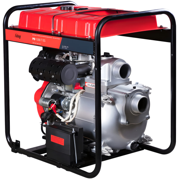 Мотопомпа Fubag PD 1300T ES для сильнозагрязненной воды дизельная
