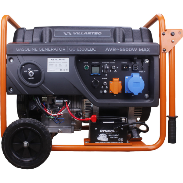 Электростанция VILLARTEC GG6300ЕВС бензиновая и блок автоматики