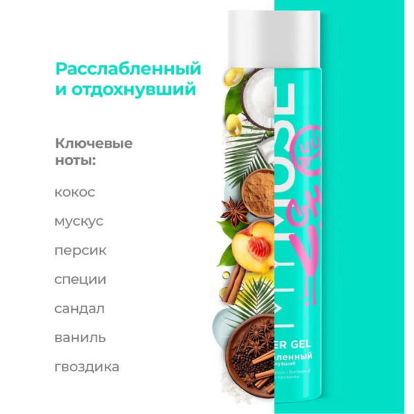 Гель для душа GRASS "MY MUSE" расслабленный и отдохнувший 250 мл   145037