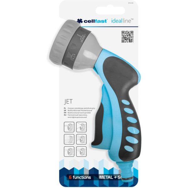 Пистолет для полива CELLFAST JET IDEALLINE 6 функций