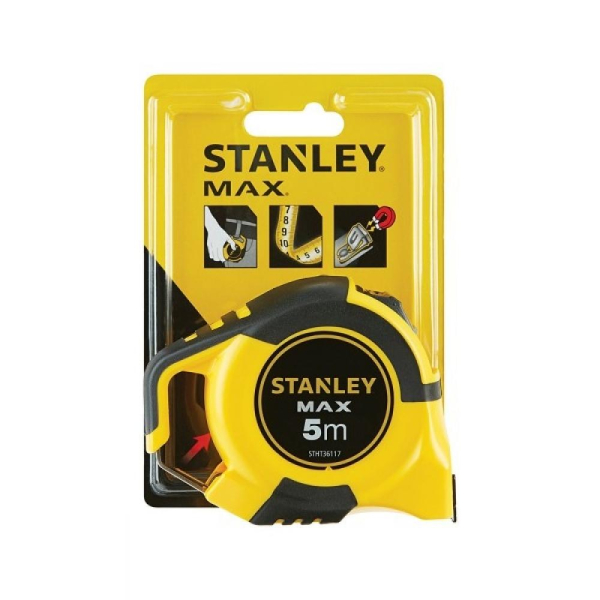 Рулетка STANLEY MAX измерительная 5м*25мм     STHT0-36117