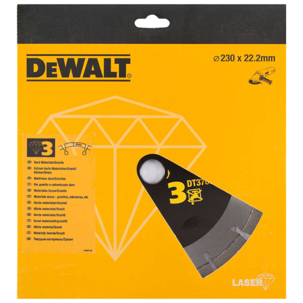Диск алмазный DEWALT DT 3766 230*22,2мм сегмент