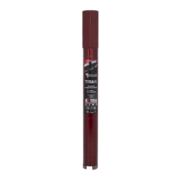 Коронка алмазная DIAM 42*300 (1 1/4") UNC Extra Line Titan   313021