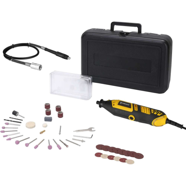 Гравер DEKO DKRT 350 E-LCD кейс + 43 аксессуаров   063-1413