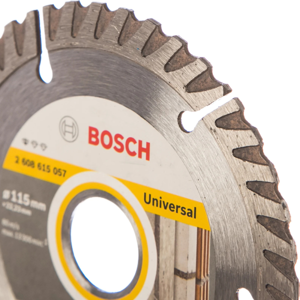 Диск алмазный BOSCH Standard for Universal 115*22.2 сегмент  2.608.615.057