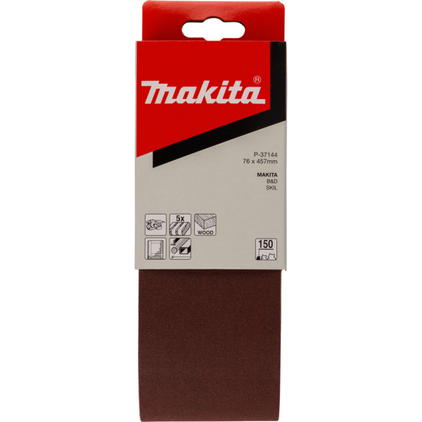 Лента шлифовальная Makita 76*457 K-150   P-37144