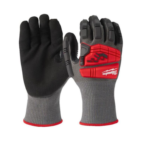 Перчатки Milwaukee с защитой от удара и сопротивлением порезам уровень 5 размер 10 (XL)