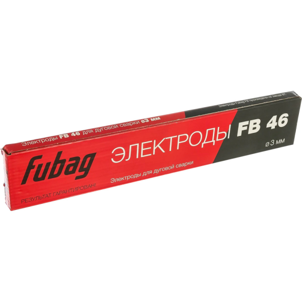 Электроды Fubag с рутилово-целлюлозным покрытием FB 46 D 3.0мм (0.9 кг)  38856