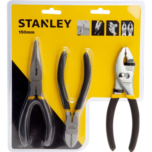 Набор STANLEY "BASIC" из плоскогубцев и кусачек     0-84-114