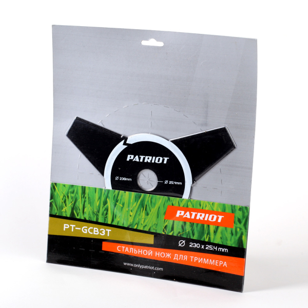 Нож Patriot 3-x зубчатый d=230/25.4mm  TBS-3