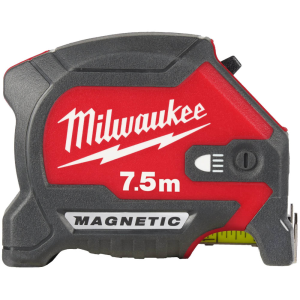 Рулетка Milwaukee PREMIUM магнитная MAGNETIC GEN III 7.5м*30мм с LED подсветкой