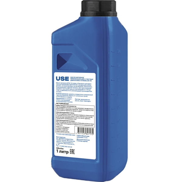 Масло USE 2-х тактное минеральное API TB 1 л     USE-30017