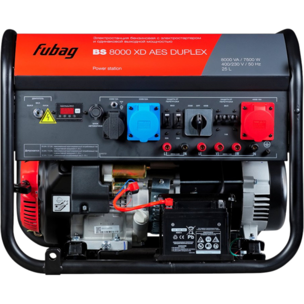 Электростанция Fubag BS 8000 XD AES Duplex бензиновая   46761