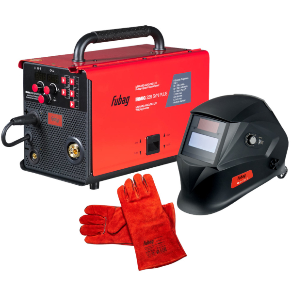 Сварочный аппарат Fubag IRMIG 228 SYN PLUS+Маска IR 9-13N S+Краги FWGN 10R