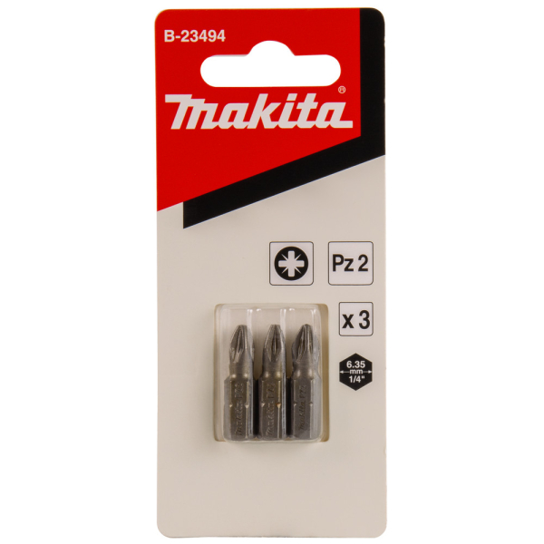 Бита Makita C-form PZ2-25 мм 3 шт   B-23494