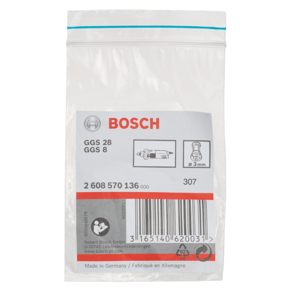 Цанговый патрон BOSCH 3 мм   2.608.570.136