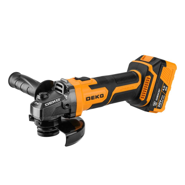 УШМ аккумуляторная DEKO DKAG 20-125 20v 2*4.0Ah Li-Ion   063-2151