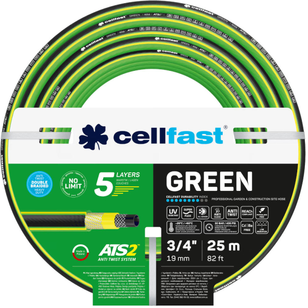 Шланг CELLFAST GREEN 3/4'' 25 м