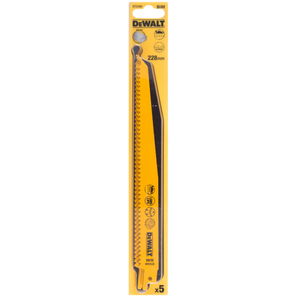 Полотно пильное DEWALT DT 2353 для сабельной пилы