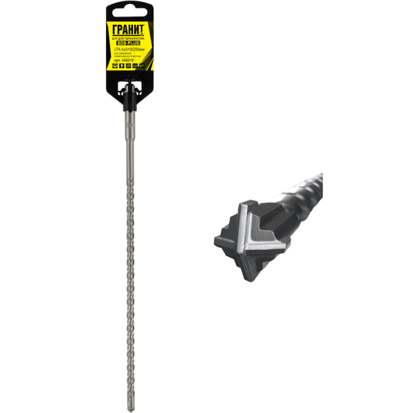 Бур ГРАНИТ SDS+ Quadro-X 8,0*310
