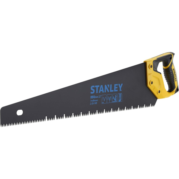 Ножовка STANLEY универсальная с закаленным зубом 7х500мм     1-20-008