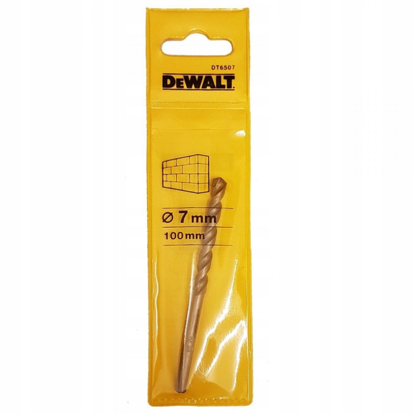 Сверло DEWALT 7*100 мм по кирпичу   DT 6507