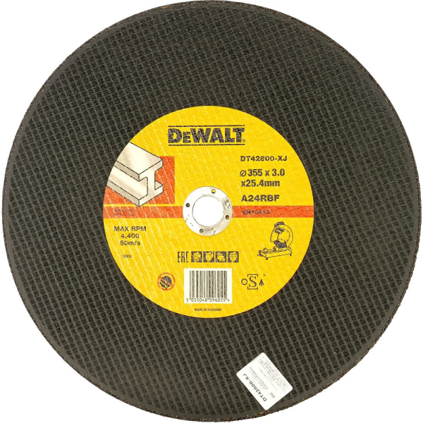 Диск абразивный DEWALT 355*3,0*25.4 металл DT 42800