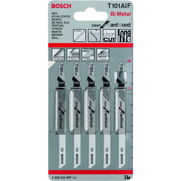Пилочки BOSCH  T 101  AIF     2.608.634.897