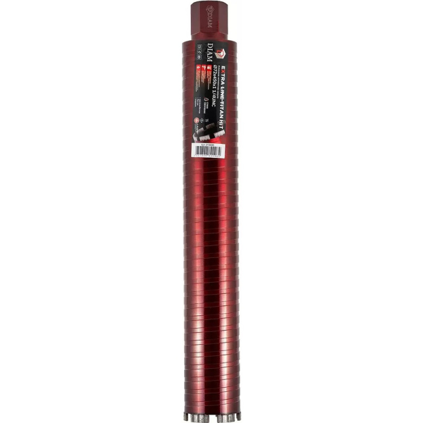 Сверло алмазное DIAM 72x450х1/4 UNC Extra Line Titan HIT по бетону   313036