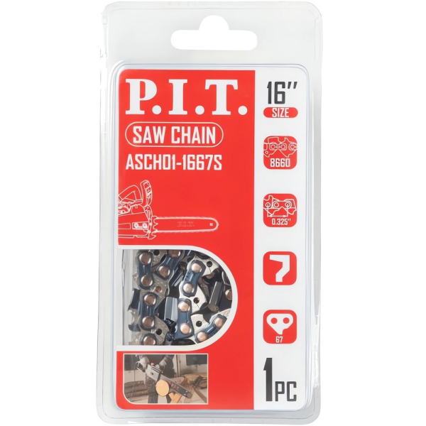 Цепь P.I.T. 16" 0,325-1,6-67   ASCH01-1667S