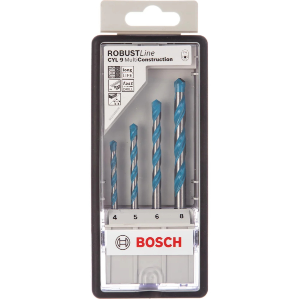 Набор сверл BOSCH Multi Construction из 4 штук   2.607.010.521