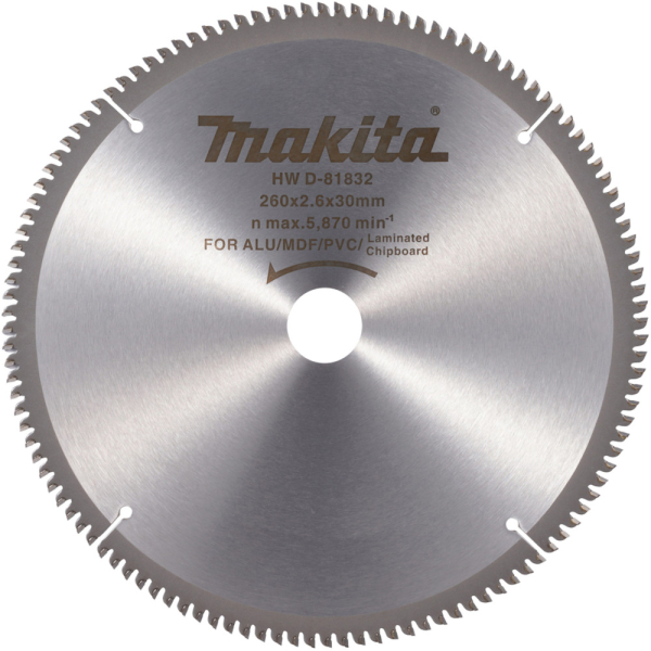 Диск п/п Makita 260*30*2.6/1.8*120T   (D-81832) универсальный